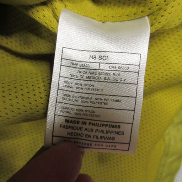 Vintage 90s Nike Mens Anorak Windbreaker Jacket size L White Label‎ Pullover Y2K - Picture 5 of 13